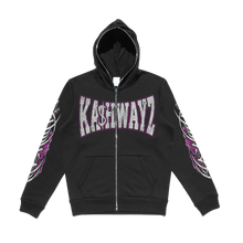 Load image into Gallery viewer, PURPLE KASH ZIP UP
