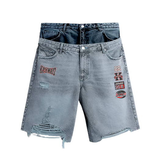 DENIM JORTS